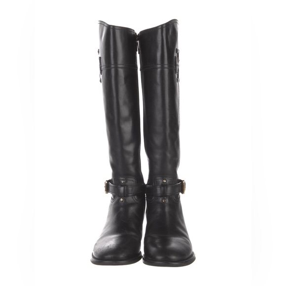 TORY BURCH- Leather Riding Boots Size 9 - Picture 3 of 6
